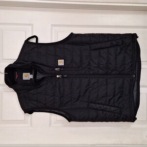Carhartt Gilliam Vest Men’s M Rain Defender Cordura Insulated Black Lightweight